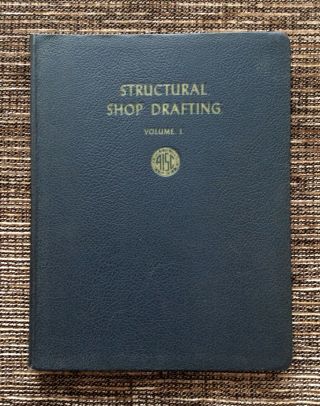 RARE 3 - Volume VINTAGE Complete SET: Structural Shop Drafting,  Volume 1 2 3 2