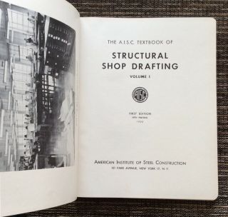 RARE 3 - Volume VINTAGE Complete SET: Structural Shop Drafting,  Volume 1 2 3 3