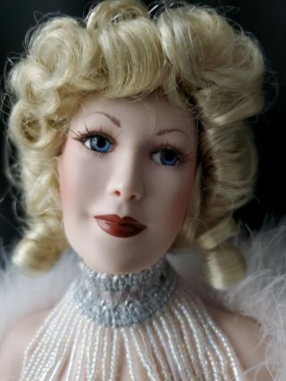 Vegas Showgirl 20 " Tall " Yvette " Vintage Porcelain Doll Paradise Galleries