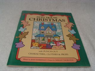 Doll House Christmas A Punch - And - Play Storybook Paper Doll Book (1983)