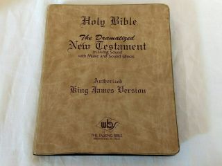 Vintage 1983 Holy Bible Dramatized Testament 16 Cassette Tapes King James