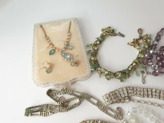 Antique or Vintage Crystal Style Costume Jewellery Necklaces Bundle Joblot 2