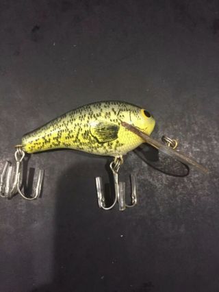 Bagley’s Dkb2 All Brass Tlcy True Life Crappie On Yellow