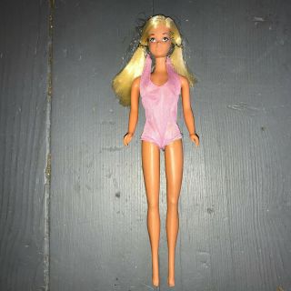 Vintage Malibu Sunsational Pj Barbies Friend Doll Swimsuit Vgc Steffie Face
