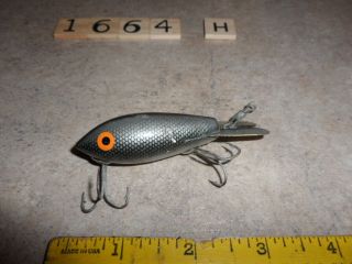 T1664 H Vintage Wooden Bomber Fishing Lure