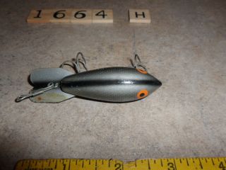 T1664 H VINTAGE WOODEN BOMBER FISHING LURE 3