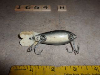 T1664 H VINTAGE WOODEN BOMBER FISHING LURE 4