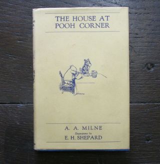 The House At Pooh Corner 1933 A.  A.  Milne E.  H.  Shepard Antique 4th Ed W/dustjacket