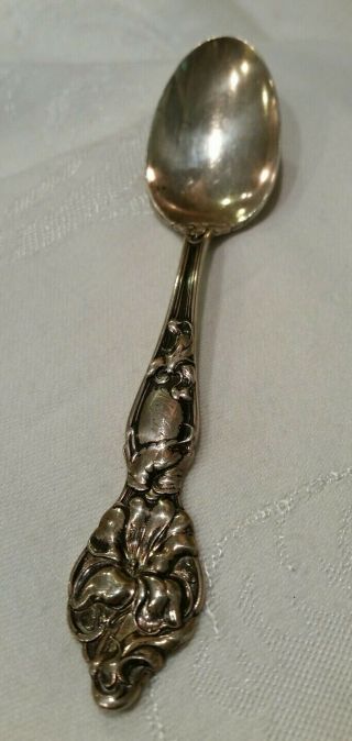 Sterling Silver Spoon R.  Wallace & Sons Mfg.  Co.  Violet