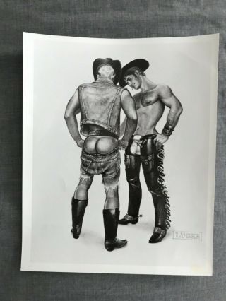 Vintage Male Nude Colt | Luger Classic Early Figure Photo 8 " X 10 " By Jim French