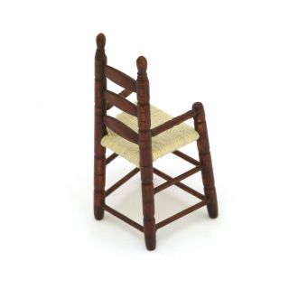 Artisan George Hoffman Dollhouse Miniature Shaker Child ' s High Chair 3