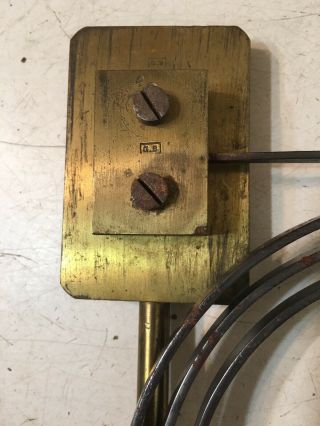 Huge Antique Tall Case Grandfather Clock Strike Coil Gong GB Becker? 3