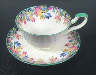 Antique Royal Paragon Fine Bone China England Series Tea Cup / Saucer Set Lovely