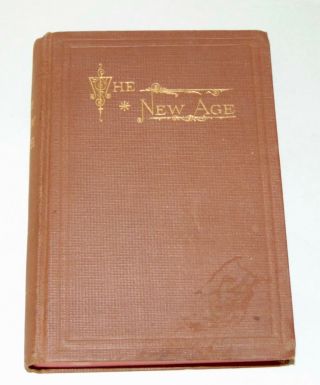 Rare Antique Book 1884 Footprints Of The Age Barrett Swedenborg Publishing