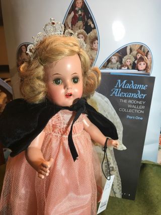 Vintage Madame Alexander Composition “princess Elizabeth” Orig Rare Peach Gown