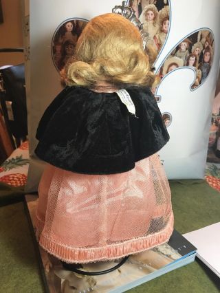 Vintage Madame Alexander Composition “Princess Elizabeth” Orig Rare peach Gown 7