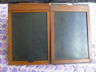 Antique Wooden Film Holders (2),  8 1/2 By 5 3/4.  Inner; 5 3/8 By By,  Usa