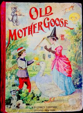 Old Mother Goose Antique 1890 