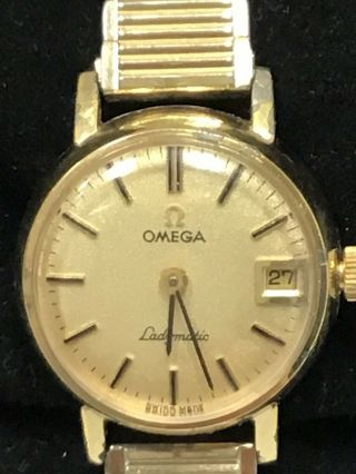 Vintage Ladies Automatic Omega Watch 17 Jewels Ladymatic Parts