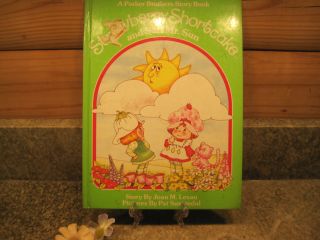 Vintage Strawberry Shortcake And Sad Mr Sun Book 1983