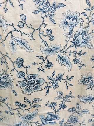 Antique French Floral Fabric