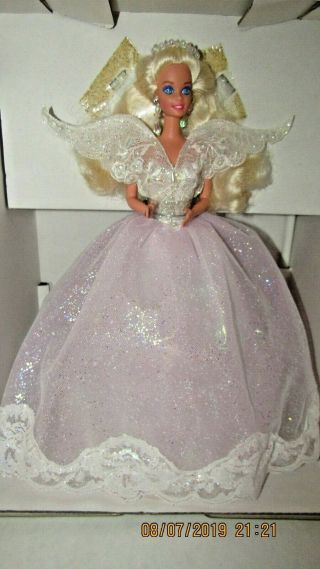 1993 Angel Lights Barbie Limited Edition Light Up Treetop Display Doll 10610 Nib
