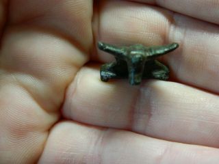 Roman Romano British Bronze Fibula Brooch Flying Fox ? Metal Detecting Detector