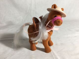 Calico Critters/sylvanian Families Vintage Horse/pony With Saddle & Hat