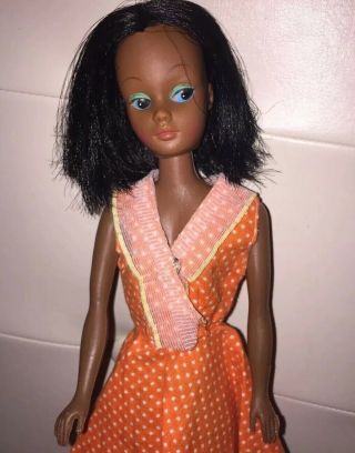 Vintage 60s Barbie Doll Aa Clone Hong Kong Clone African American Doll