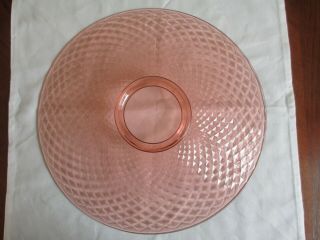 Vintage Antique 14 " Pink Depression Glass Platter - Plate No Flaws