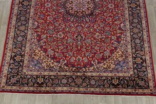 Traditional Oriental Rug Hand - Knotted Wool Collectible Home Decor Carpet 10 x 13 3
