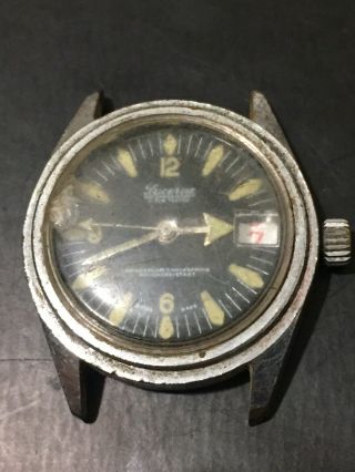 Vintage Mens Swiss Made Lucerne Divers Watch 5atm With Date Repairs
