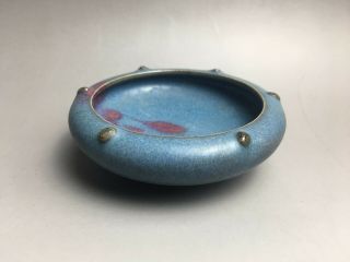 Rare Chinese Jun Kiln " 钧 " Porcelain Blue Glaze Ashtray