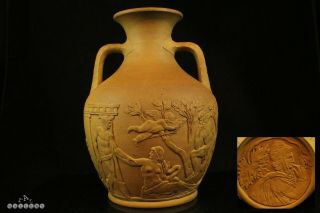 Antique Pottery Portland Vase