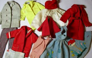 Vintage Tagged Barbie And Skipper Clothes From 1960 To 1972