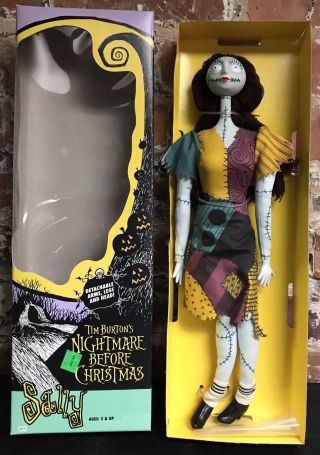 Vintage Disney Nightmare Before Christmas Sally 15” Doll 1993 Hasbro