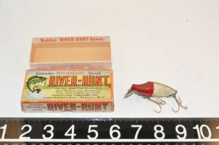 Old Heddon River Runt Lure Bait In The Box Great Colors Michigan 1950 