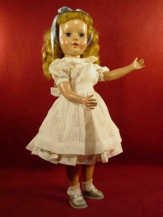 Vintage 1950s 17.  5 " Sweet Sue / Alice Doll In Dress? Hp Non Walker