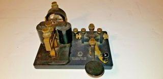 Telegraph Key Sounder - Antique E.  F.  Johnson Co.