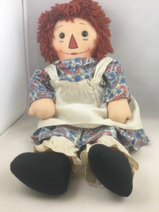 Vintage Georgine Novelties Raggedy Ann Doll