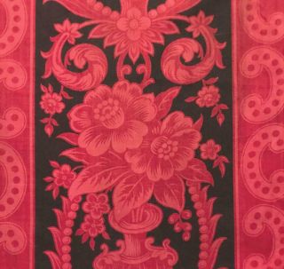 19th Century French Cotton Madder Print C1840s V.  349