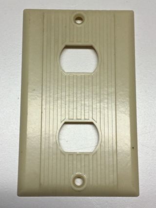 Vintage Leviton Double Switch Cover Plate Made In Usa