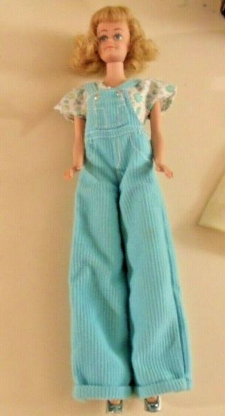 Mattel 1958/62 Barbie Midge Doll,  Straight Leg,  Blonde Flip Curl,  Freckles