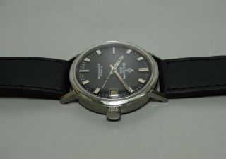 Vintage Henri Sandoz Winding Mens Swiss Wrist Watch Old s498 Antique 3
