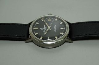 Vintage Henri Sandoz Winding Mens Swiss Wrist Watch Old s498 Antique 4