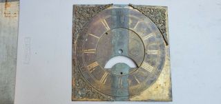 Antique English Tall Case / Grandfather Clock Dials 18th Century 3