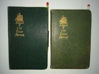Handwritten Travel Diaries - England - Ireland - Scotland - Amsterdam - Paris - Alps - 1929 - 32