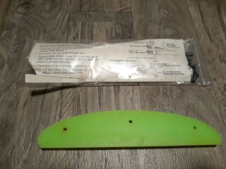 Vintage NOS Powell Peralta Heel Bone (Lime Green) Skateboard Brake w/Hardware 3