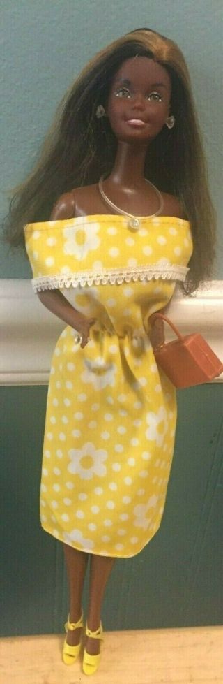 Vintage 1977 Mattel Superstar Barbie Christie Doll African American 3 Day