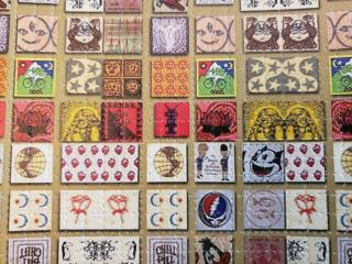 The Tribute To The Vintage Trips Perforated Blotter Art Psychedelic Art